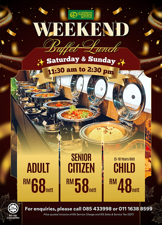 Western Palace Weekend Buffet Lunch