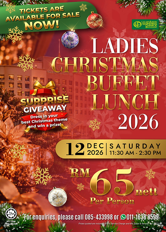 Western Palace Ladies Christmas Buffet Lunch 2026