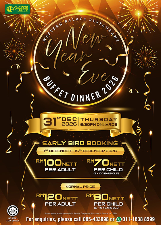 Western Palace New Year Eve Buffet Dinner 2026
